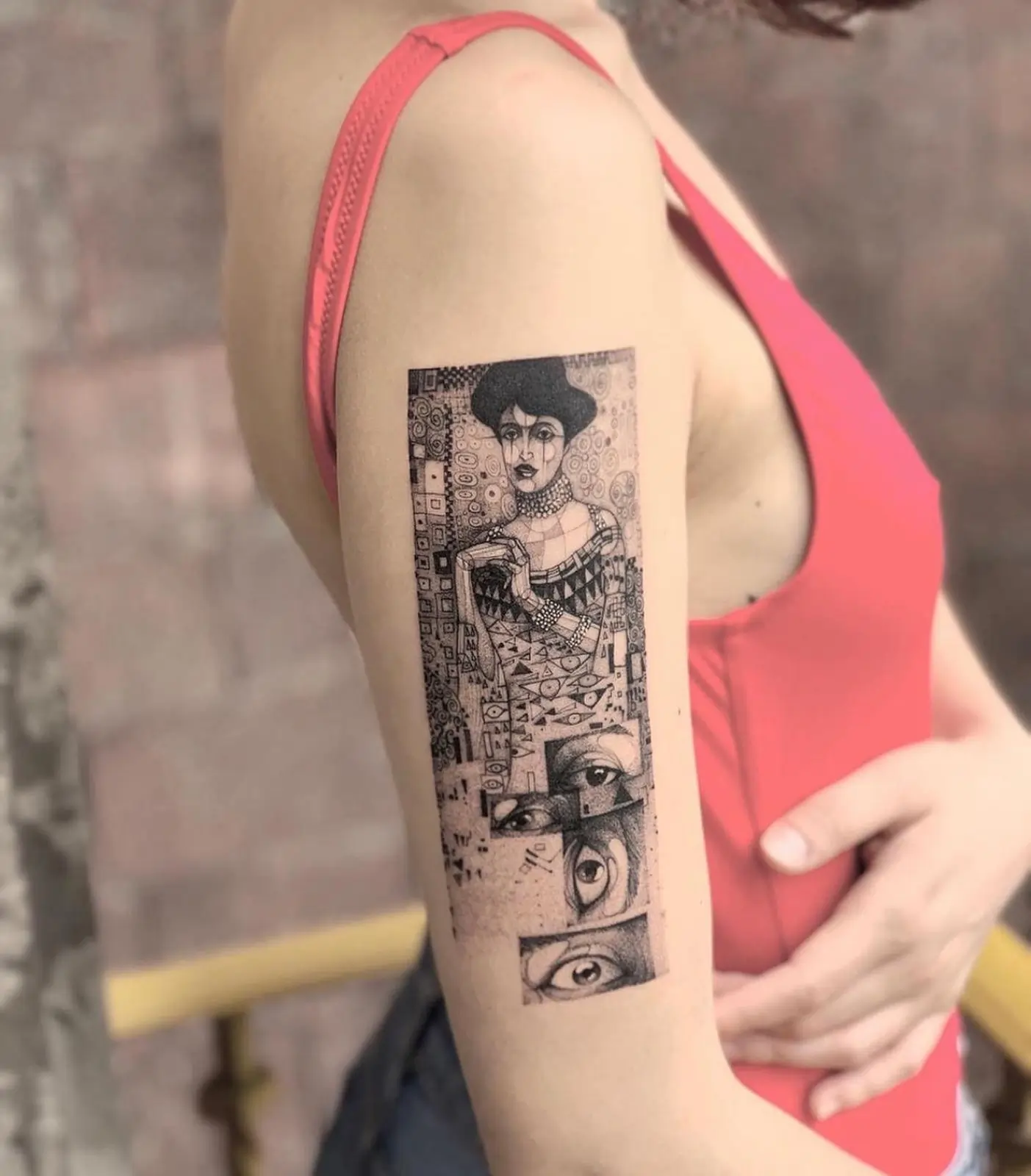 Award-winning surrealist tattoo by Anibal Franco